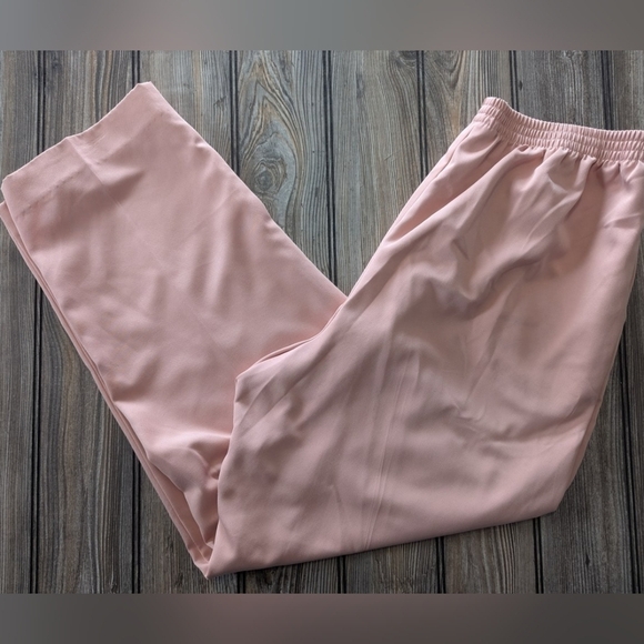 Alfred Dunner size 14 slacks in apricot/peach with side pockets - Picture 1 of 9